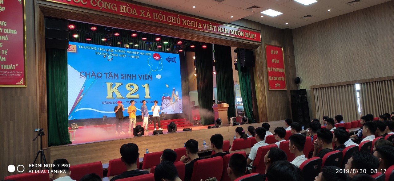Sôi động ngày hội “Chào tân sinh viên 2019” – Trung tâm Việt Nhật