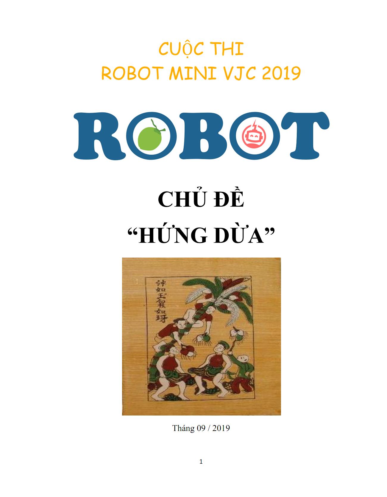 Liên chi đoàn TT Việt Nhật phát động sinh viên tham gia cuộc thi `Robot mini VJC 2019`
