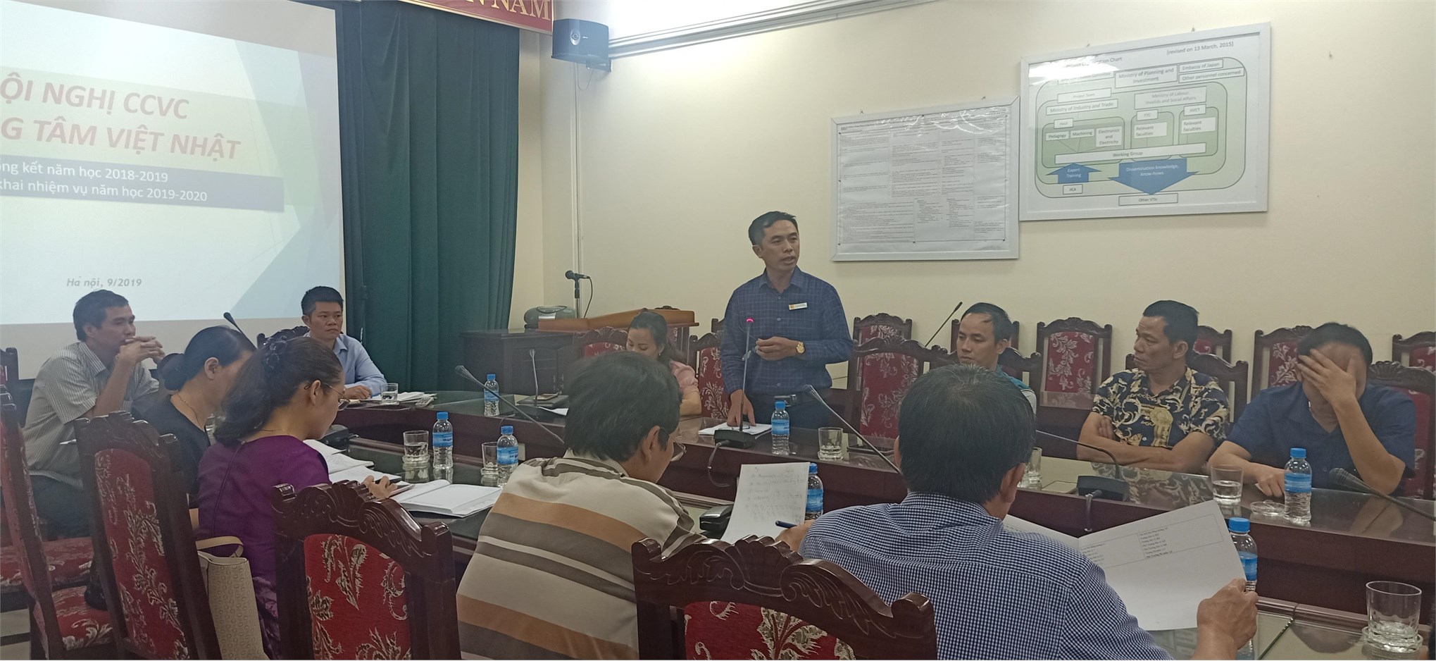Hội nghị công chức viên chức năm học 2018 – 2019 của TT Việt Nhật
