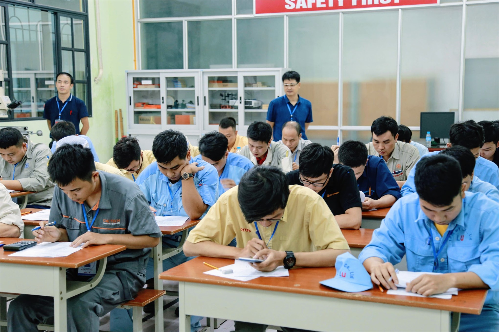 Trung tâm Việt Nhật tổ chức thi 7 nghề tại Hội thi thợ giỏi thành phố Hà Nội năm 2019