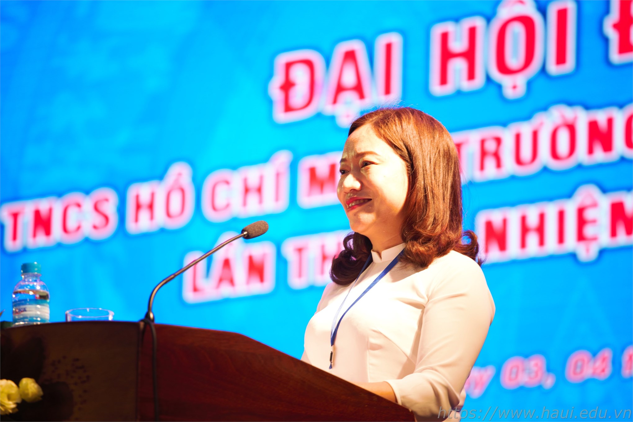 Đoàn đại biểu Liên chi đoàn Trung tâm Việt Nhật dự Đại hội đại biểu Đoàn TNCS Hồ Chí Minh trường Đại học Công nghiệp Hà Nội lần thứ IX, nhiệm kỳ 2019 – 2022
