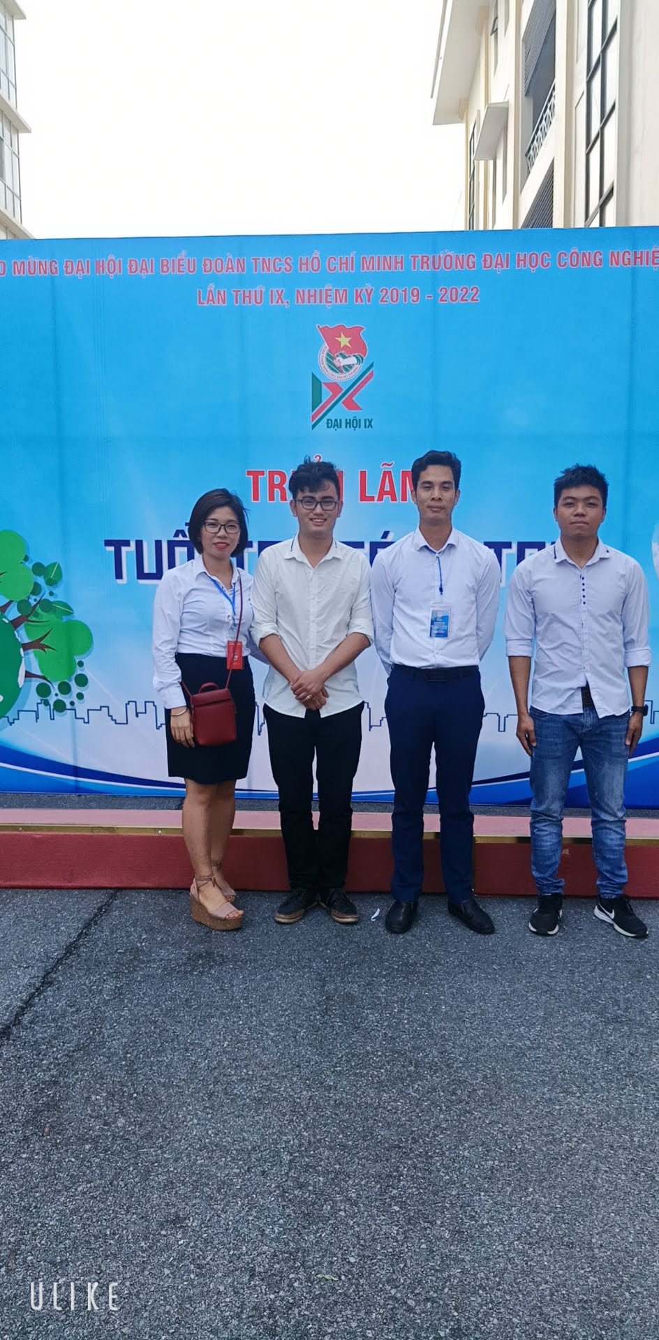 Đoàn đại biểu Liên chi đoàn Trung tâm Việt Nhật dự Đại hội đại biểu Đoàn TNCS Hồ Chí Minh trường Đại học Công nghiệp Hà Nội lần thứ IX, nhiệm kỳ 2019 – 2022