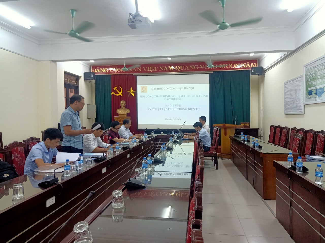 Nghiệm thu cấp trường giáo trình “Kỹ thuật lập trình trong điện tử”