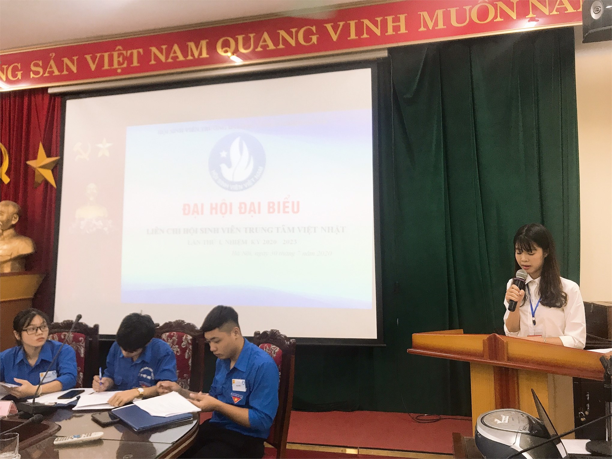 ĐẠI HỘI ĐẠI BIỂU LIÊN CHI HỘI SINH VIÊN TRUNG TÂM VIỆT – NHẬT LẦN THỨ I, NHIỆM KỲ 2020 – 2023 DIỄN RA THÀNH CÔNG TỐT ĐẸP