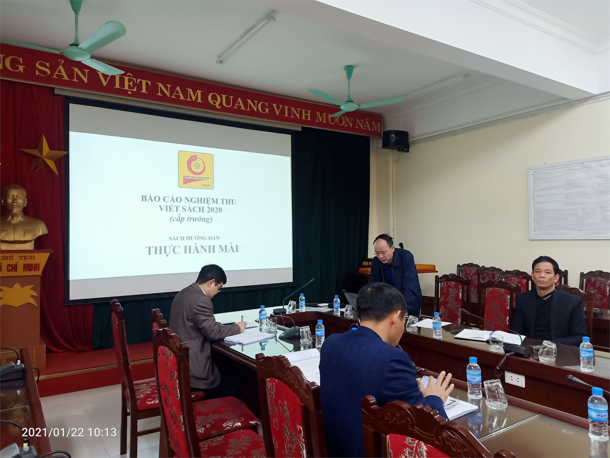 Nghiệm thu cấp trường sách hướng dẫn “Thực hành Mài”
