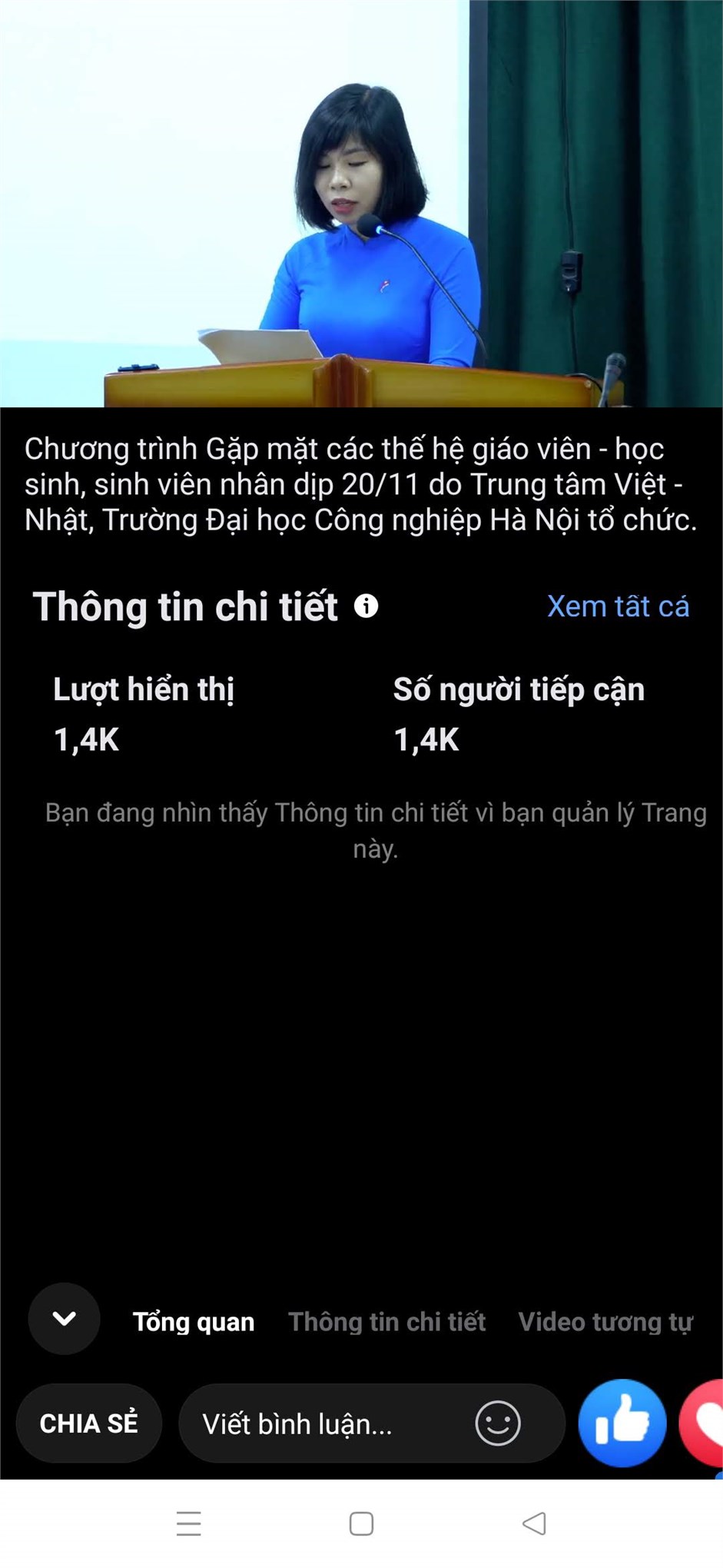 Thầy và trò trung tâm Việt Nhật hân hoan chào mừng 20/11 online