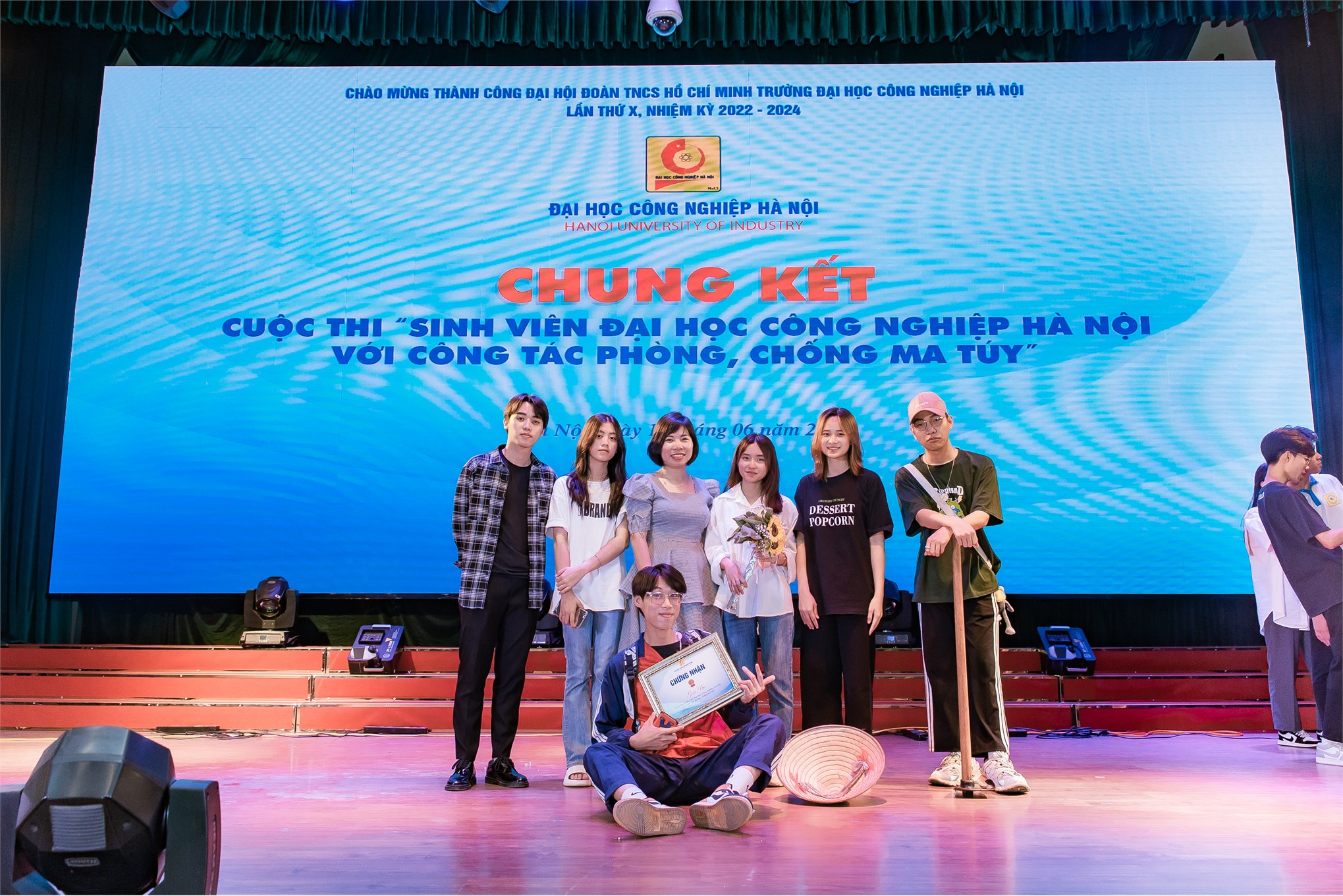 Trung tâm Việt Nhật với chung kết cuộc thi `Sinh viên Đại học Công nghiệp Hà Nội với công tác phòng, chống ma túy`