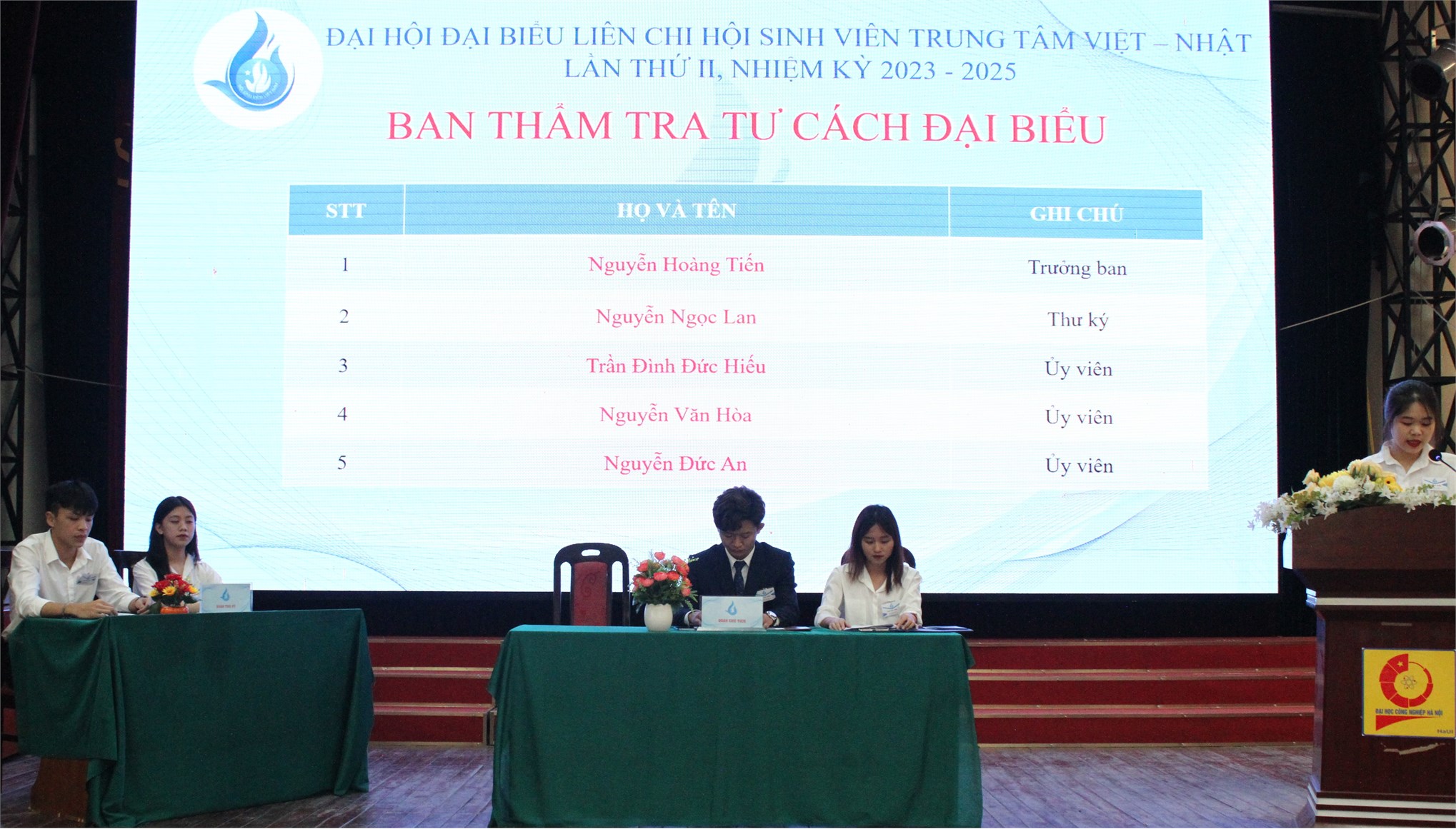 ĐẠI HỘI ĐẠI BIỂU LIÊN CHI HỘI SINH VIÊN TRUNG TÂM VIỆT – NHẬT LẦN THỨ II, NHIỆM KỲ 2023 - 2025 DIỄN RA THÀNH CÔNG TỐT ĐẸP