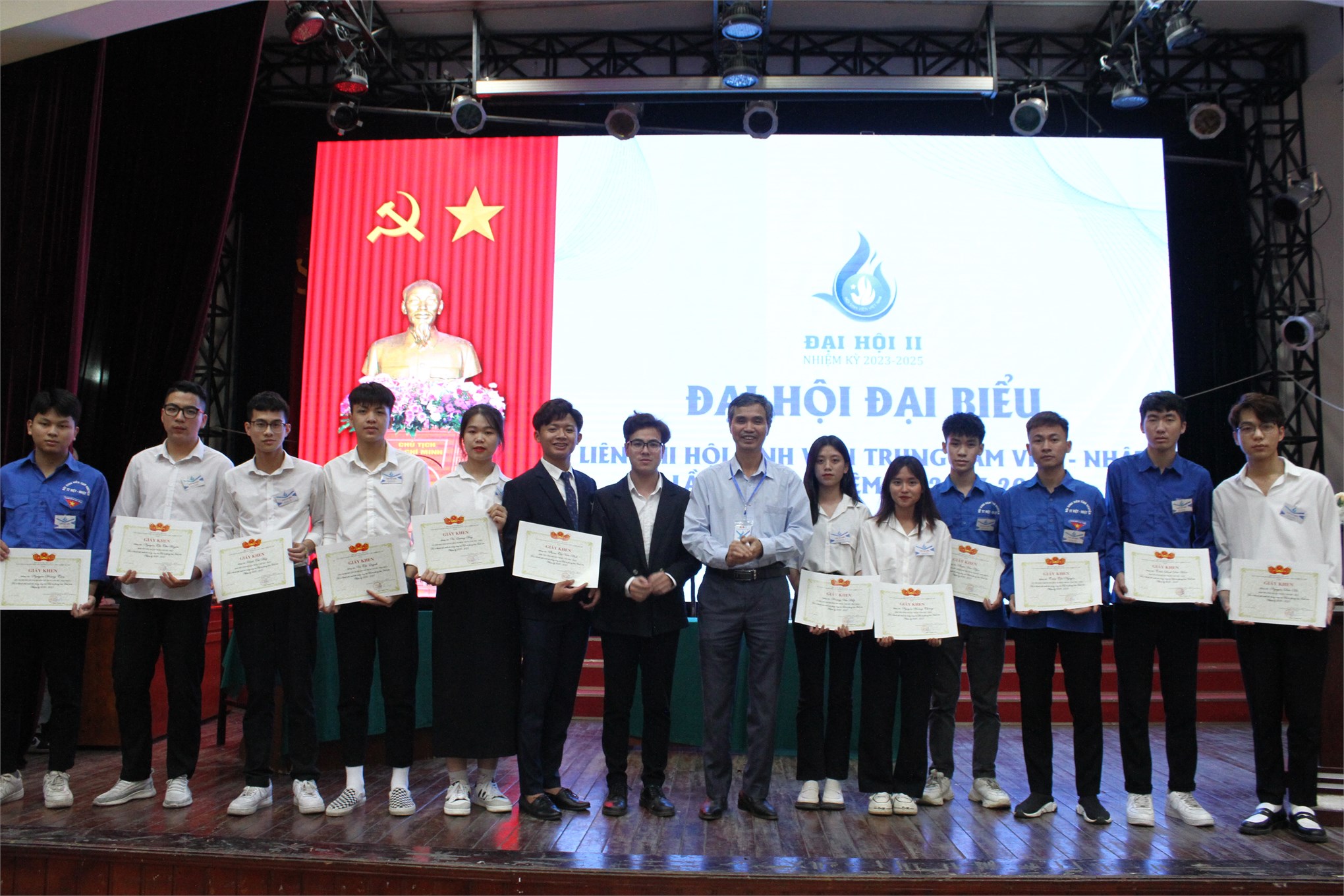 ĐẠI HỘI ĐẠI BIỂU LIÊN CHI HỘI SINH VIÊN TRUNG TÂM VIỆT – NHẬT LẦN THỨ II, NHIỆM KỲ 2023 - 2025 DIỄN RA THÀNH CÔNG TỐT ĐẸP