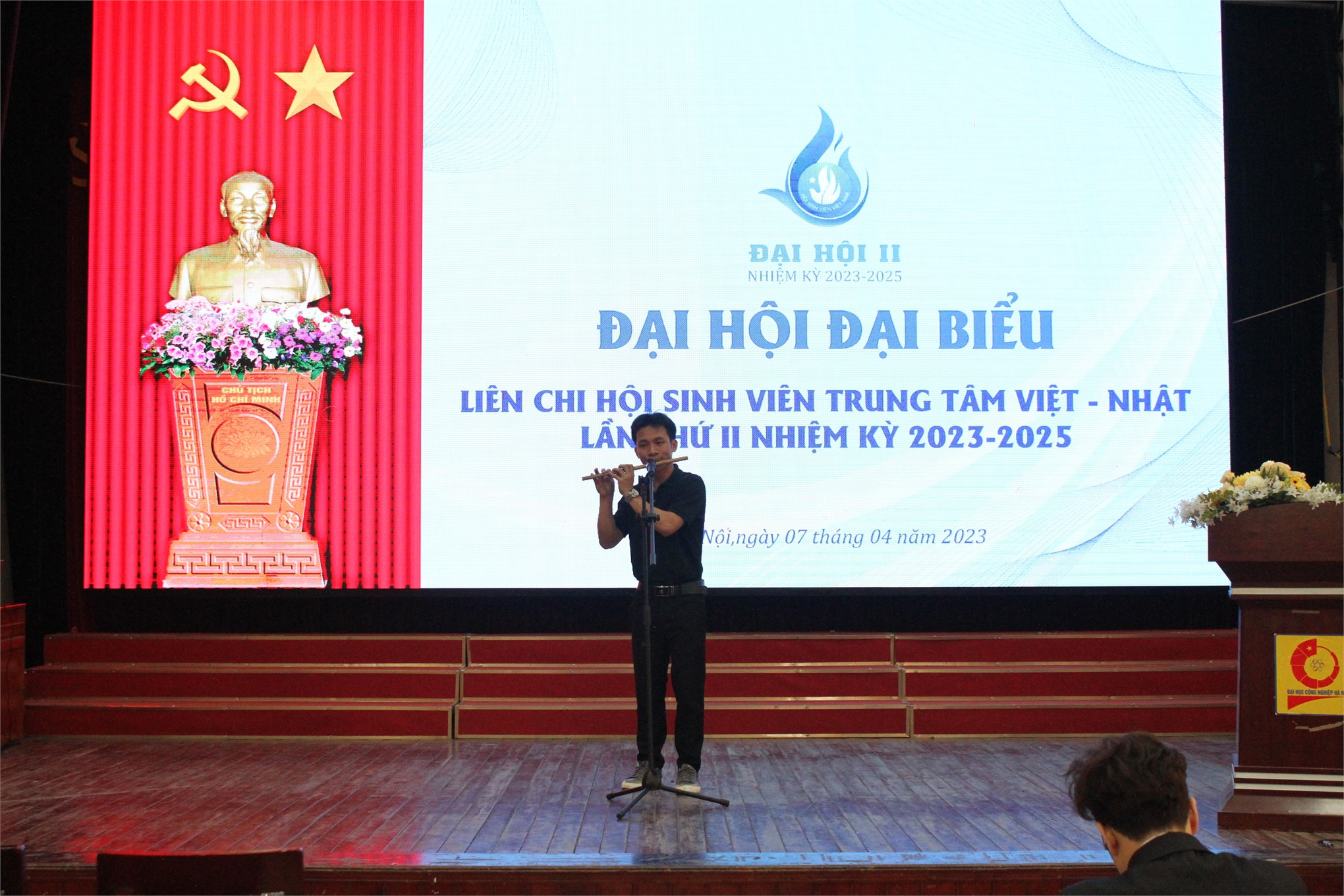 ĐẠI HỘI ĐẠI BIỂU LIÊN CHI HỘI SINH VIÊN TRUNG TÂM VIỆT – NHẬT LẦN THỨ II, NHIỆM KỲ 2023 - 2025 DIỄN RA THÀNH CÔNG TỐT ĐẸP