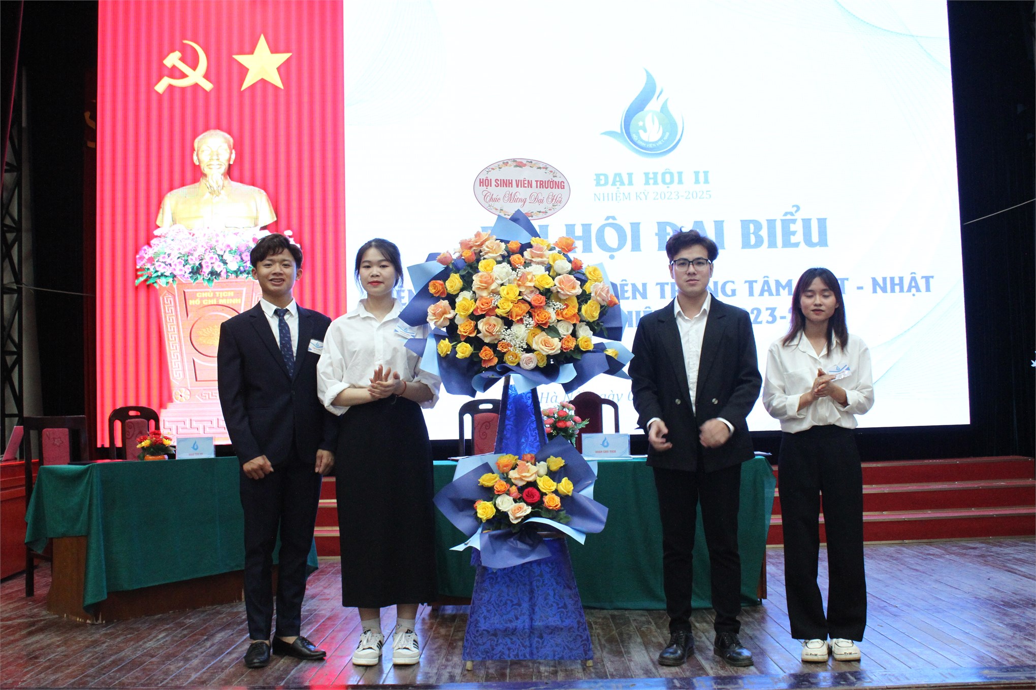 ĐẠI HỘI ĐẠI BIỂU LIÊN CHI HỘI SINH VIÊN TRUNG TÂM VIỆT – NHẬT LẦN THỨ II, NHIỆM KỲ 2023 - 2025 DIỄN RA THÀNH CÔNG TỐT ĐẸP