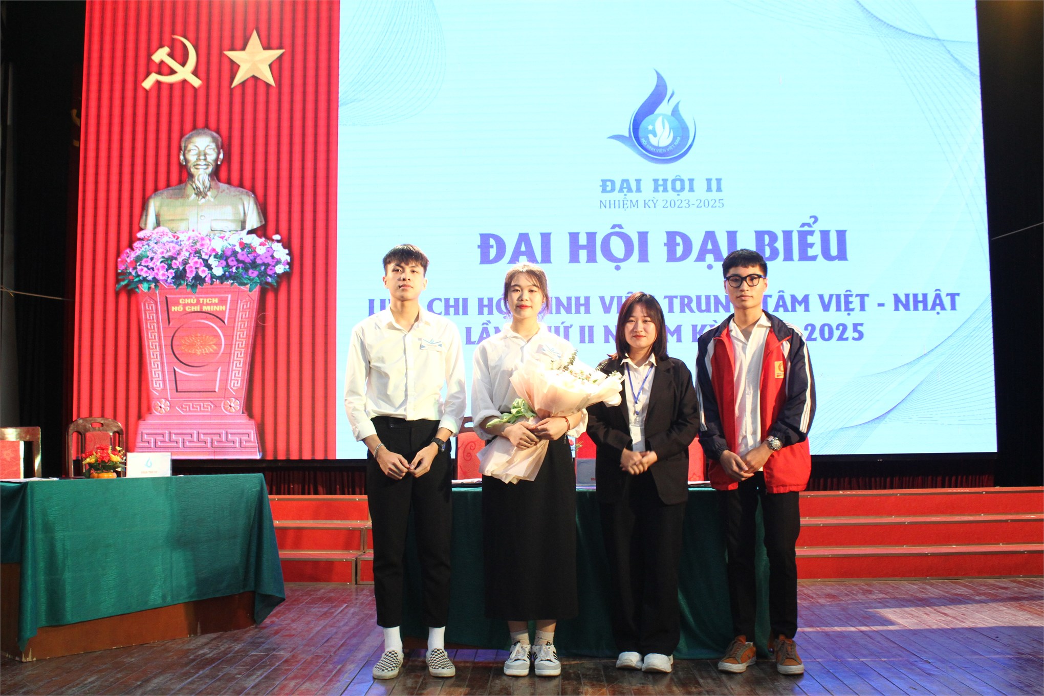 ĐẠI HỘI ĐẠI BIỂU LIÊN CHI HỘI SINH VIÊN TRUNG TÂM VIỆT – NHẬT LẦN THỨ II, NHIỆM KỲ 2023 - 2025 DIỄN RA THÀNH CÔNG TỐT ĐẸP