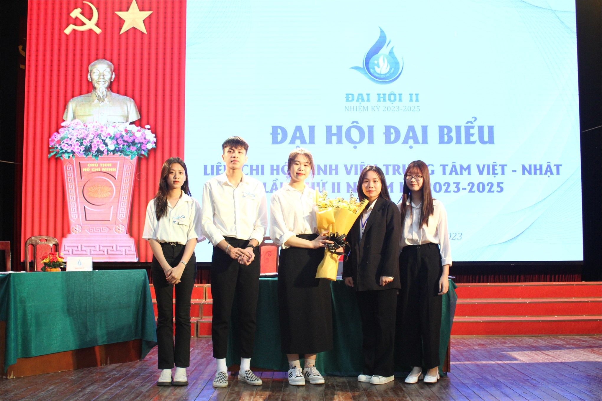 ĐẠI HỘI ĐẠI BIỂU LIÊN CHI HỘI SINH VIÊN TRUNG TÂM VIỆT – NHẬT LẦN THỨ II, NHIỆM KỲ 2023 - 2025 DIỄN RA THÀNH CÔNG TỐT ĐẸP