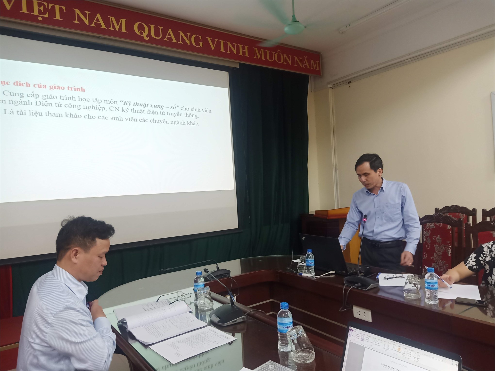 Nghiệm thu cấp trường giáo trình “Kỹ thuật xung – số”