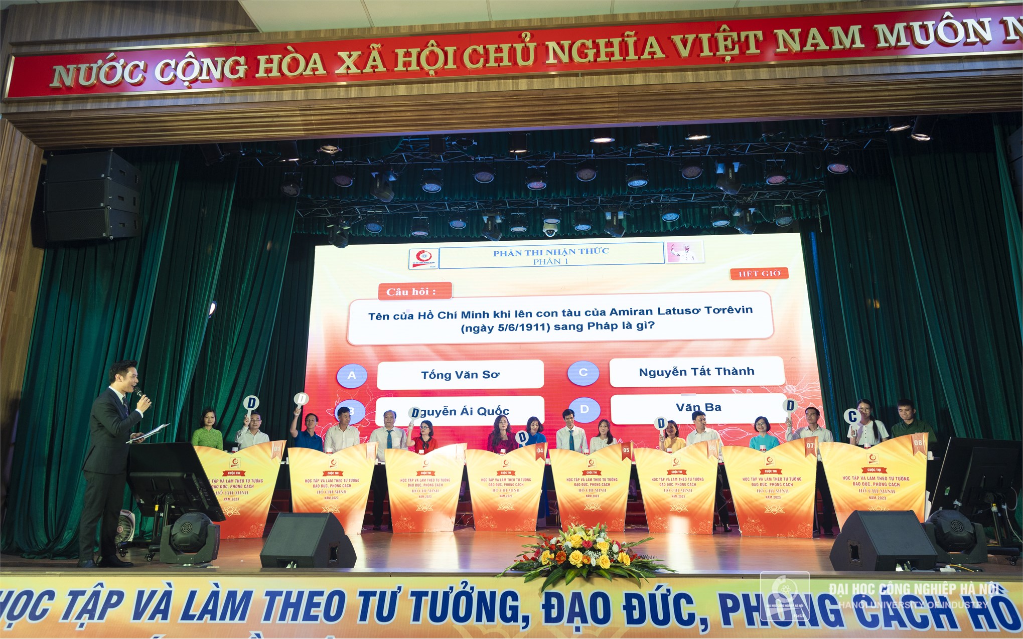 Liên chi bộ: TT Việt Nhật - Khoa Lý luận chính trị - Phòng thanh tra - Trung tâm hỗ trợ sinh viên giành giải Nhì toàn đoàn tại cuộc thi Học tập và làm theo tư tưởng, đạo đức, phong cách Hồ Chí Minh năm 2023