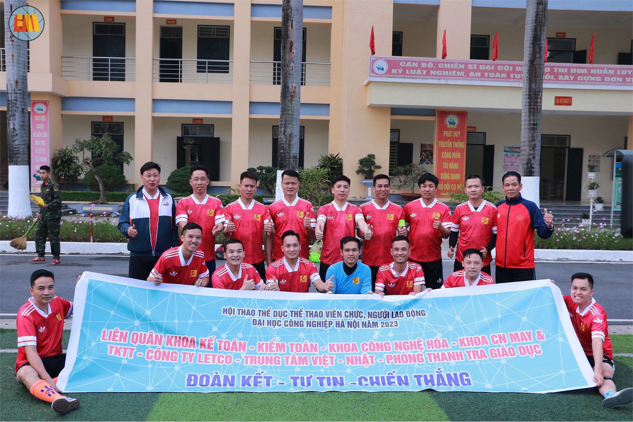 Bóng đá Nam - Nữ của đội Liên quân 6 giành chiến thắng thuyết phục và tiến thẳng vào vòng chung kết Hội thao