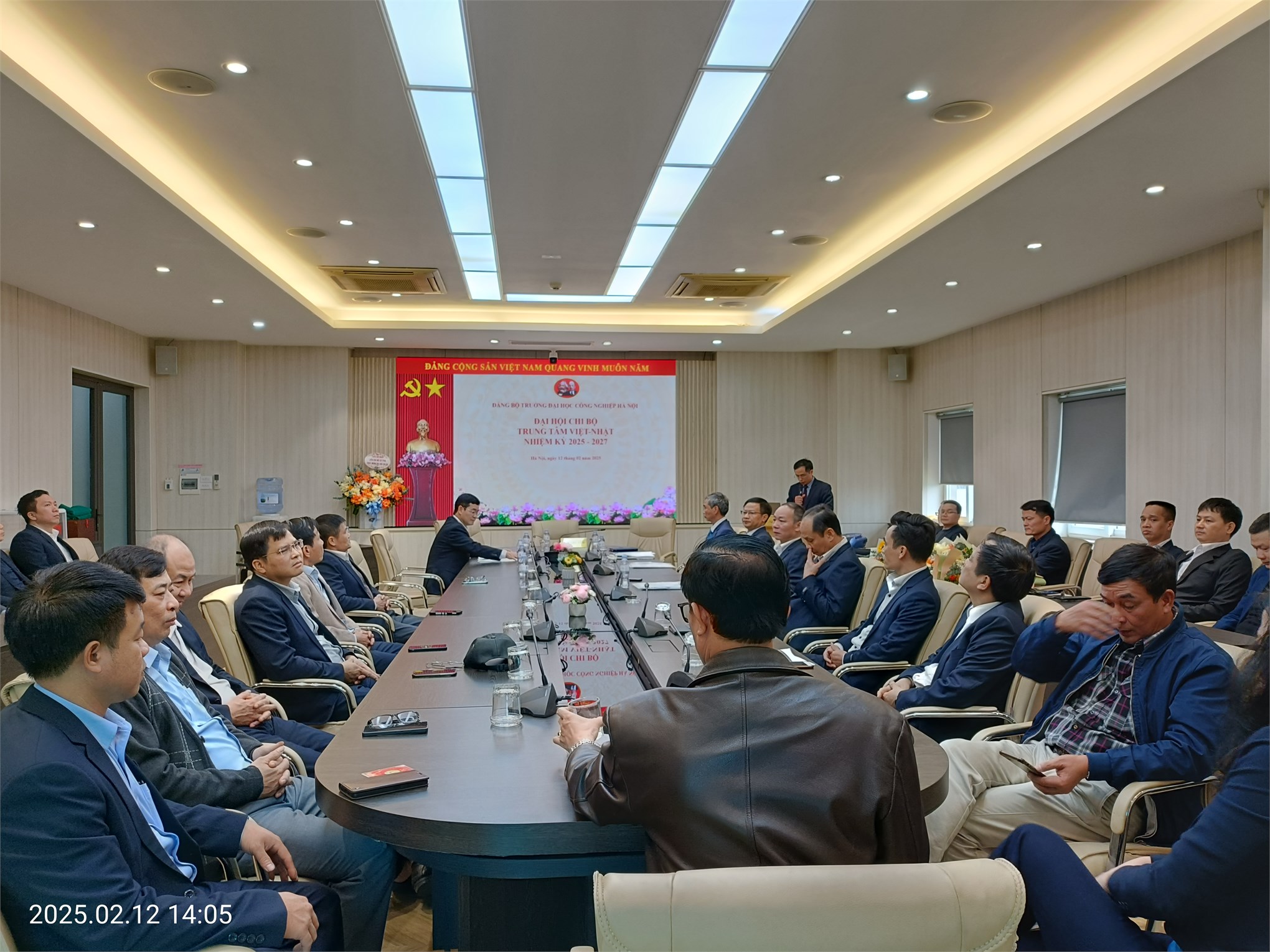 Đại hội chi bộ Trung tâm Việt Nhật nhiệm kỳ 2025 - 2027
