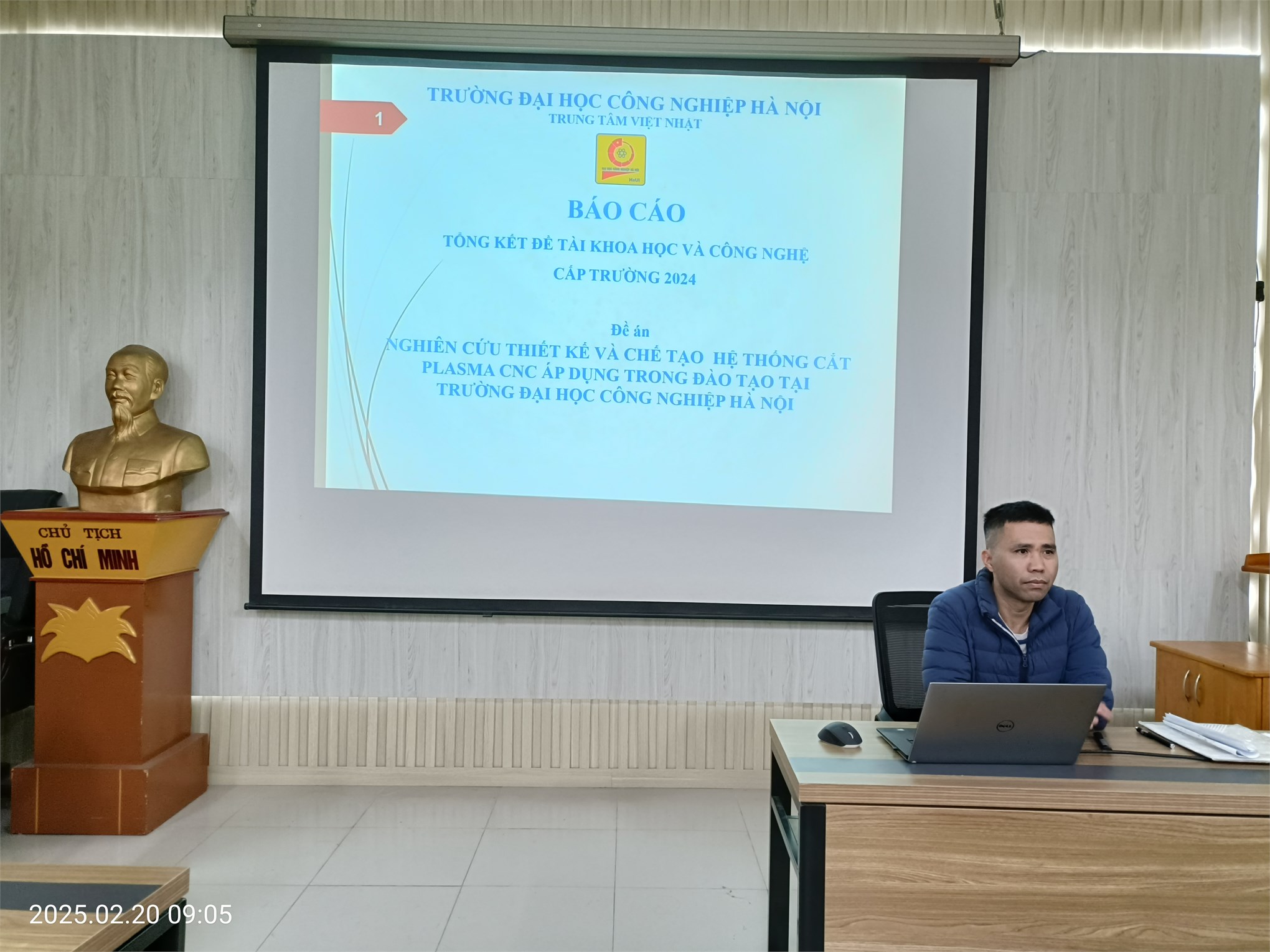 Nghiệm thu đề tài nghiên cứu khoa học cấp đơn vị: “Nghiên cứu thiết kế và chế tạo hệ thống cắt Plasma CNC áp dụng trong đào tao tại trường Đại học Công nghiệp Hà Nội”