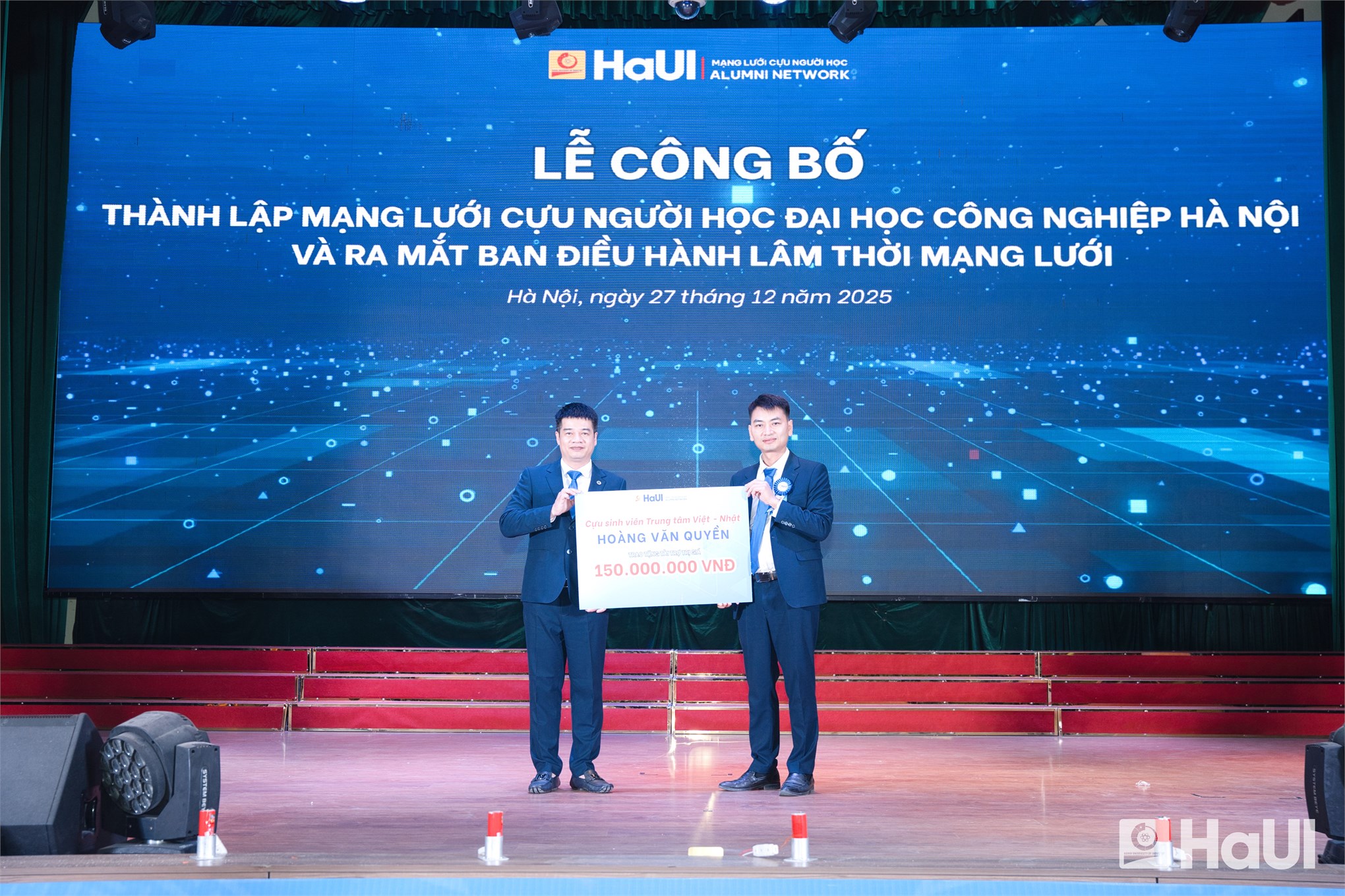 Trung tâm Việt Nhật khẳng định vai trò kết nối tại Lễ ra mắt Mạng lưới Cựu người học Đại học Công nghiệp Hà Nội