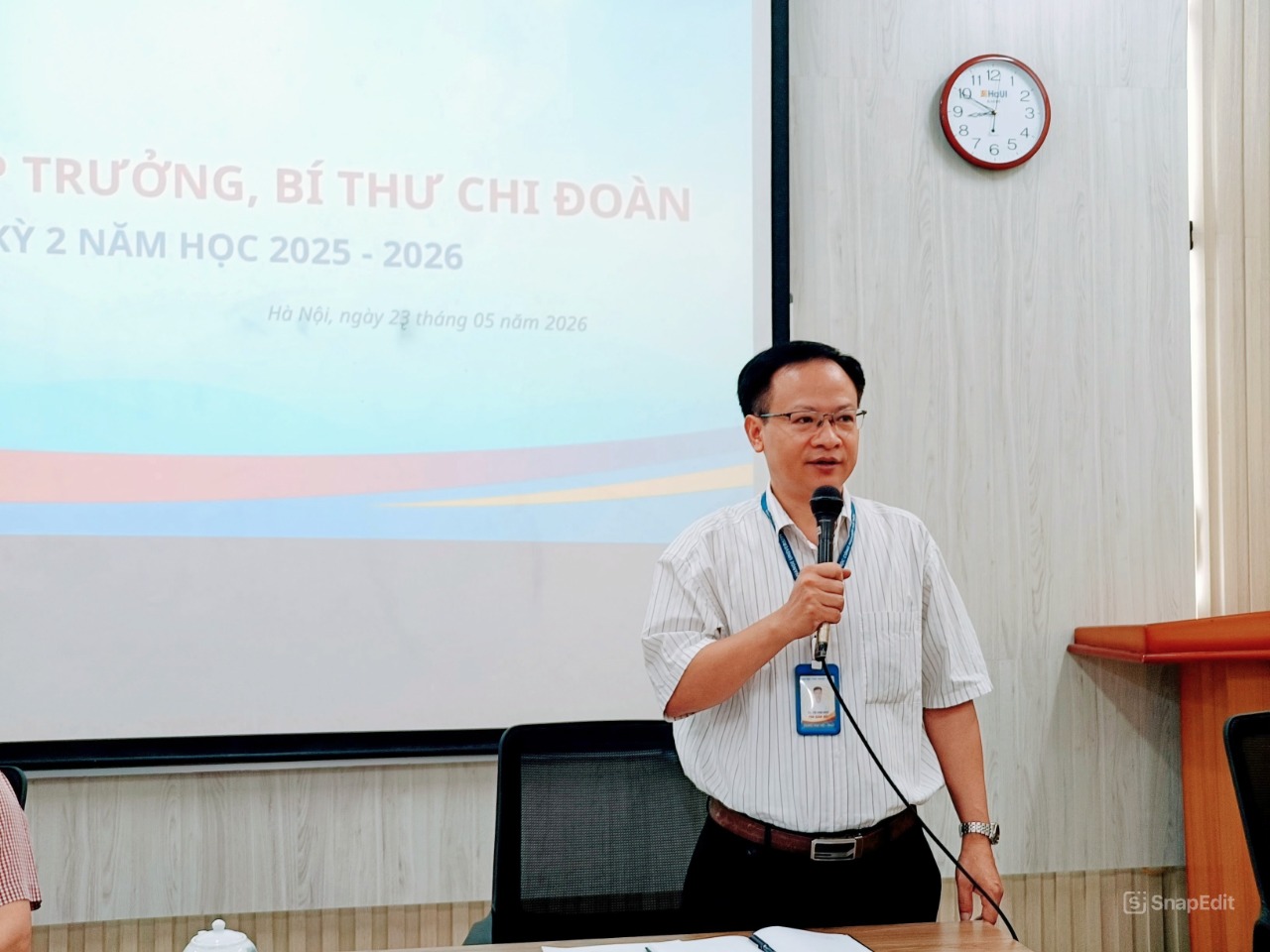 TRUNG TÂM VIỆT NHẬT TỔ CHỨC HỘI NGHỊ LỚP TRƯỞNG, BÍ THƯ CHI ĐOÀN HỌC KỲ II NĂM HỌC 2025 – 2026