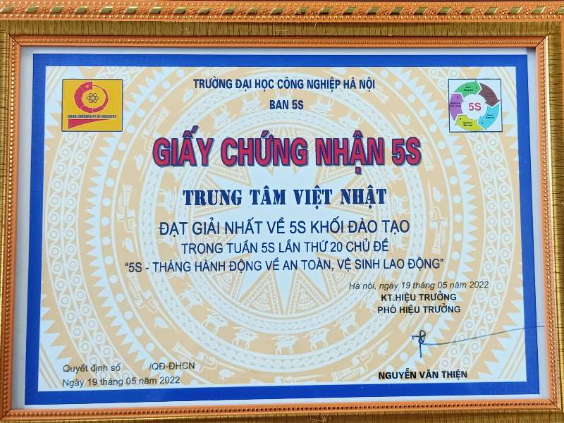 Trung tâm Việt Nhật giành giải nhất 5s lần thứ 20