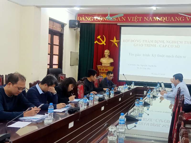 Nghiệm thu cấp cơ sở giáo trình “Kỹ thuật xung – số”